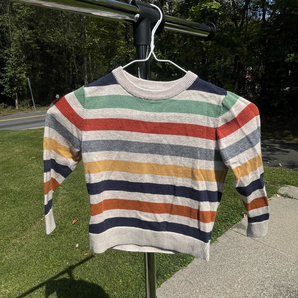 H&M Colorful Striped Kids Sweater